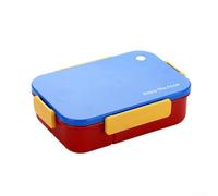 Boîte Alimentaire PP 1450ml 3 Cases Étanche(Red)