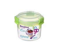 Ustensile de cuisine Sistema Boîte alimentaire ronde a clips Breakfast To Go - 530ml