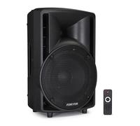 Boîte amplifiée Fonestar ASB-880U avec woofer 8', lecture USB/SD/MP3 avec télécommande, réponse 60 - 18.000 Hz