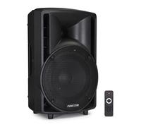 Boîte amplifiée Fonestar ASB-880U avec woofer 8', lecture USB/SD/MP3 avec télécommande, réponse 60 - 18.000 Hz