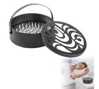 Boîte Anti-moustiques,Support Bobine de Moustique,Mosquito Coil Holder,Support de Spirale Anti-moustiques,Porte Spirale Anti Moustique en Métal,pour Extérieur,Cuisine,Salon Et Bureau