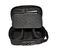 Boîte anti-odeur - Sac à fermeture pour documents | 21 x 10,5 x 8 cm Mallette de rangement de voyage portable | Sac de rangement en polyester pour espèces, cartes, passeports, chèques et factures