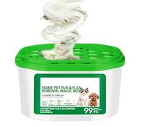 Boîte anti-poils et anti-odeurs pour animaux,Collecteur de poussière portable 400 ml | Désodorisant ambiant à couverture 360° tout autour,Pour La Maison Entière, Le Salon, Espaces Animaux, Cuisine, Sa