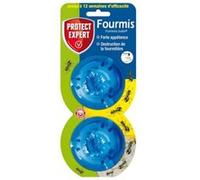 PROTECT EXPERT Lot De 2 Boites Appâts - Anti Fourmis & Fourmilières - Effets Visibles Dès La Première Semaine - Action 12 Semaines - 2x2g - Intèrieur & Abords De Maison FBOIT2N