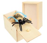 Boite Araignee, Boite Surprise Araignee, Article de Farces pour Halloween, Spider Box Fausses Araignées Boîte Jouet Farce d'araignée, pour Halloween Avril Poisson Jour Enfants Adultes (A)