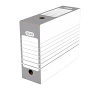 Boîte archives carton automatique Elba - Dos 10 cm - Grise