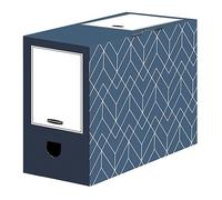 Fellowes 4483901 Boîte À Archives Carton Noir, Blanc
