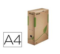 Esselte Boîte d'archives ECO A4 Marron 100% recyclé dos 80 mm Lot de 25