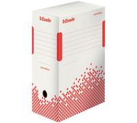 Boîte archives esselte speedbox carton recyclable 350x250mm fond automatique dos 150mm
