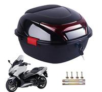 Boîte arrière de moto - Mallette de rangement étanche, porte-bagages arrièr