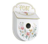 Boite au Lettres, Boîte aux Lettres Originale avec Trou de Visualisation, Idéale for la Décoration du Jardin ou de la Maison, 27 x 12 x 41 cm
