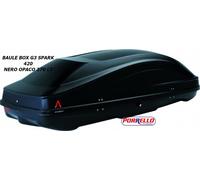 Boîte Auto Baule Portant Tout Du Toit Spark 420 G3 370 LT Noir Mat