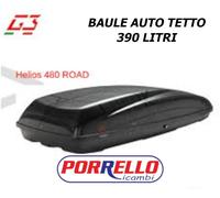 Boîte Auto Baule Portatutto Toit Helios 480 ROAD G3 390 LT Universel