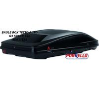 Boîte Auto Baule Porte-Tout De Toit Spark 520 G3 420 LT Noir Mat
