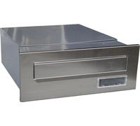 boîte aux lettres à encastrer dans un poteau 320-540x250x110mm SE+acier inoxydable