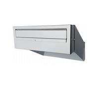 Boîte aux lettres à encastrer - METALBUD - Front inoxydable - Traversante - A-4, C-4 - 10,8 cm hauteur - 29,6 cm largeur