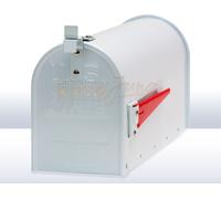 Boîte aux lettres américaine en aluminium, blanche