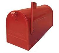Boîte aux lettres américaine L17 x P48 x H22 cm (cassette Amérique Rouge)