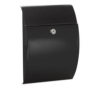 ARREGUI Galan E5964 Boîte aux Lettres Individuelle en Acier | Taille S (Courrier Format A5) | Petite Boîte aux Lettres Murale | Boîte aux Lettres Extérieure Anti-Pluie | Facile à Installer | Noir