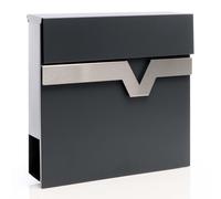 Boîte aux lettres avec anthracit + inox soft inox soft compétences v60