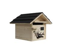 Boite AUX Lettres Bois CREASTUCE : Grand CERF 1 Porte Prestige