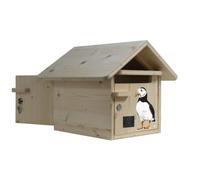 Boite aux lettres bois creastuce : macareux 2 portes