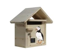 Boite aux lettres bois creastuce : macareux courte