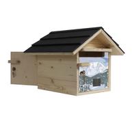Boite aux lettres bois creastuce : mont-blanc 2 porte prestige