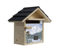 Boite aux lettres bois creastuce : mont-blanc courte prestige