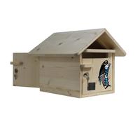 Boite aux lettres bois creastuce : papillon 2 portes