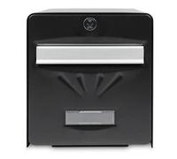 Boîte aux lettres Burg-Wachter 28 x 36,5 x 31 cm cristal noir acier inoxydable galvanisé
