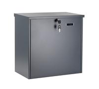 Boîte aux lettres colis anthracite pour réception de colis 505x300x500mm