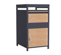 Boîte aux lettres colis louis anthr.-bois