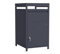 Boîte aux lettres colis louis anthracite
