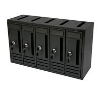 Boîte aux lettres copropriété 5 places anthracite 52x18x30h - Salle de séjour