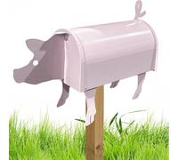 Boîte aux Lettres d'animaux | Boîte Postale Animale imperméable | Boîte aux Lettres extérieure dans Un Style Chien et Cochon pour la Maison, décoration de Jardin, décoration de Porche