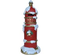 boîte aux lettres de Noël enneigée 145cm de haut - GFK - grandeur nature - pour l'extérieur