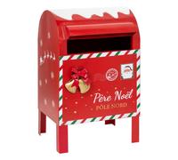 Boîte aux Lettres de Noël "Pôle Nord" 36cm Rouge