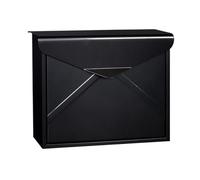 Boîte Aux Lettres Décorative Jardin Boîte Aux Lettres Murale Classique, Extérieure, Verrouillable(Black)