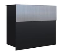Boite aux Lettres, Design, Molto noire/inox - Bravios