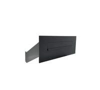 Boîte aux lettres design plat DX-042 en RAL 7016 - Profondeur : 23-38 cm