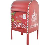Boîte aux lettres DKD Home Decor Blanc Rouge Métal 29 x 24 x 52 cm