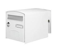 Boîte aux lettres - Dome - Double Face - Acier - Blanche - Anti-vol