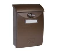 Boîte aux lettres en plastique ABS BK.03.HM, brun mat