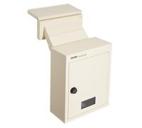 Boîte aux lettres encastrable murale - VEVOR - MA071 beige - 320×158×430 mm - Acier - Entrée 250×40 mm