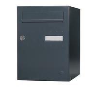 Boîte aux lettres et à colis individuelle 1 porte Eclipse - anthracite 7016 RENZ