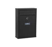 Boîte aux lettres extérieure Noir 320 x 215 x 85 mm