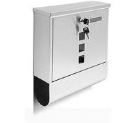 Boîte aux Lettres Facile à Installer, boîte aux Lettres Murale avec Pot de Rangement, boîtier étanche en Acier Inoxydable pour résidences et écoles.