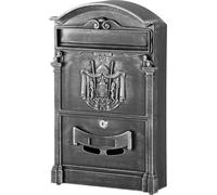 Boîte aux lettres GLA-Alu, aluminium, 255x90x410 mm, poste, argent antique