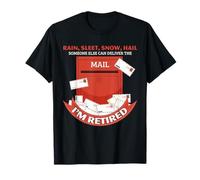 Boîte aux Lettres Humoristique pour travailleur Postal retraité T-Shirt